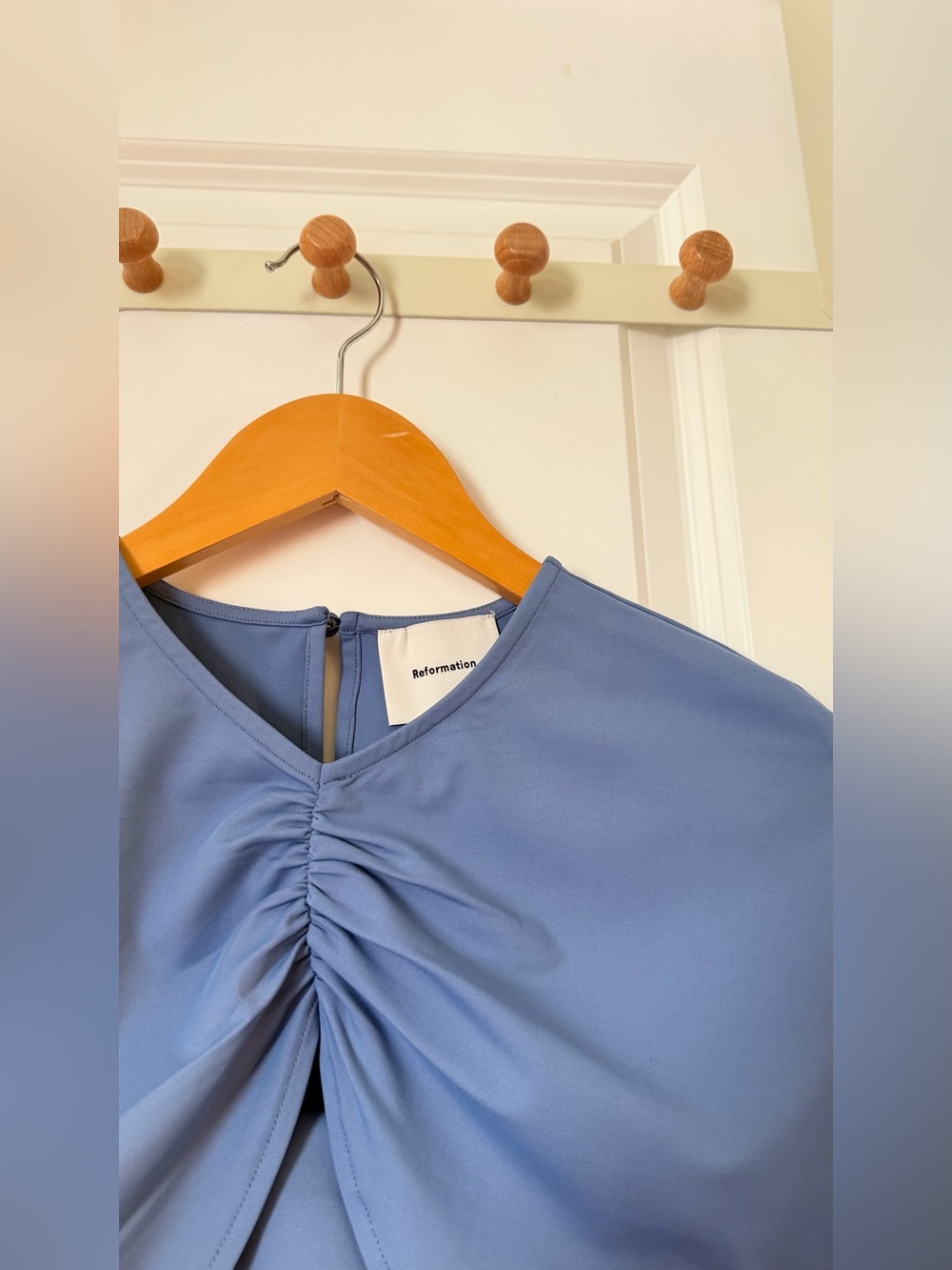Reformation Jayden Knit Dress In gale, NEW WITHOUT TAGS, NEVER WORN, NO FLAWS. - Picture 10 of 15